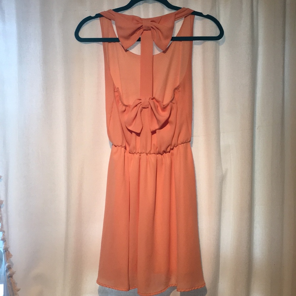 Salmon Summer Dress